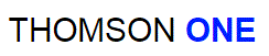 Thomson One Logo
